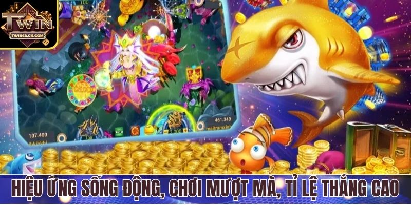 Jili Bắn Cá Twin68 - Đấu Trường Hải Dương Hấp Dẫn Nhất Hiệu ứng sống động, chơi mượt mà, tỉ lệ thắng cao