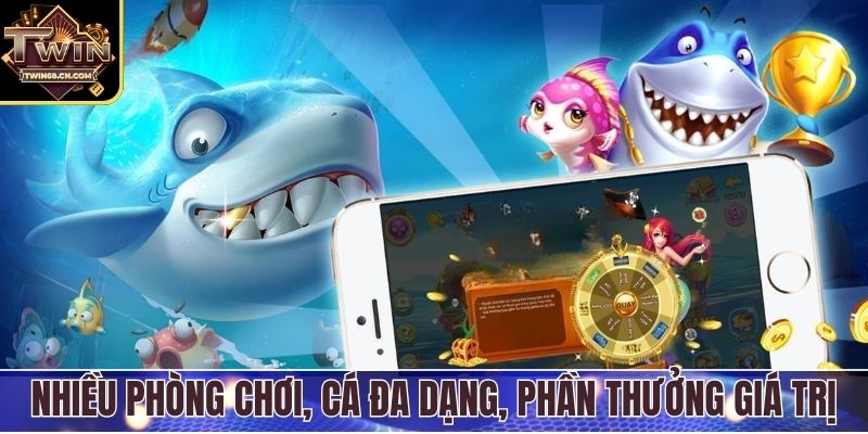 Bắn Cá Vàng Cực Hấp Dẫn Tại Twin68 - Thắng Lớn Mỗi Ngày Nhiều phòng chơi, cá đa dạng, phần thưởng giá trị